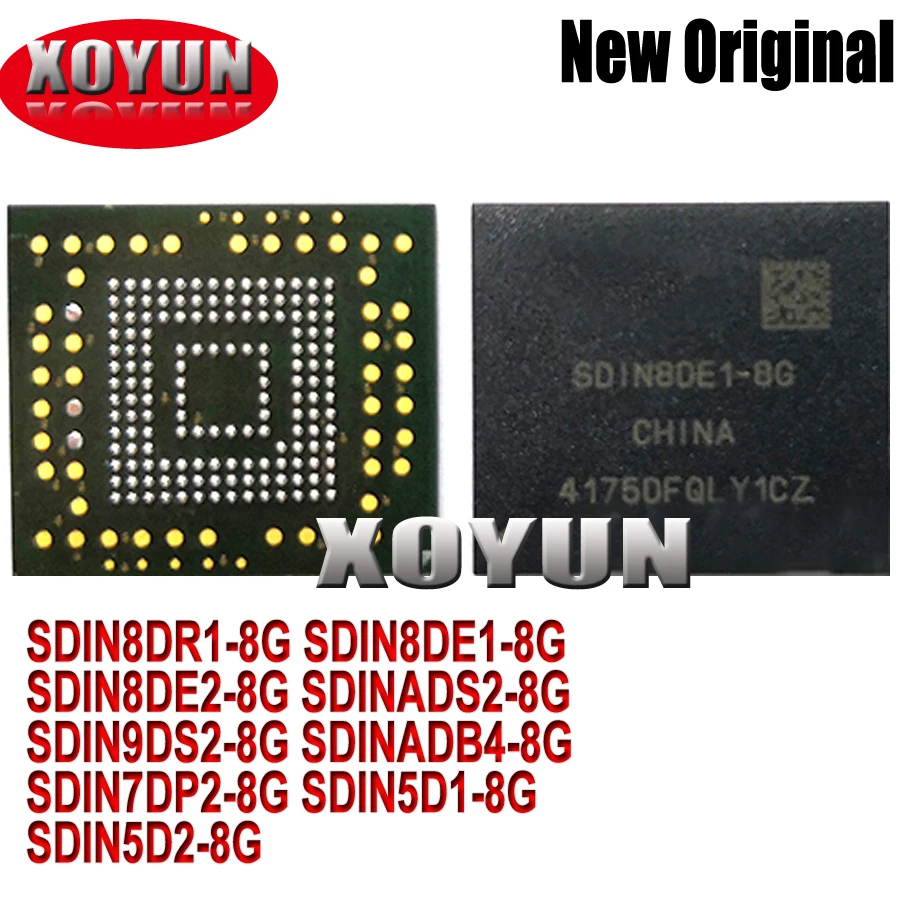 SDIN8DR1-8G SDIN8DE1-8G SDIN8DE2-8G SDINADS2-8G SDIN9DS2-8G SDINADB4-8G SDIN7DP2-8G emmc SDIN5D1-8G