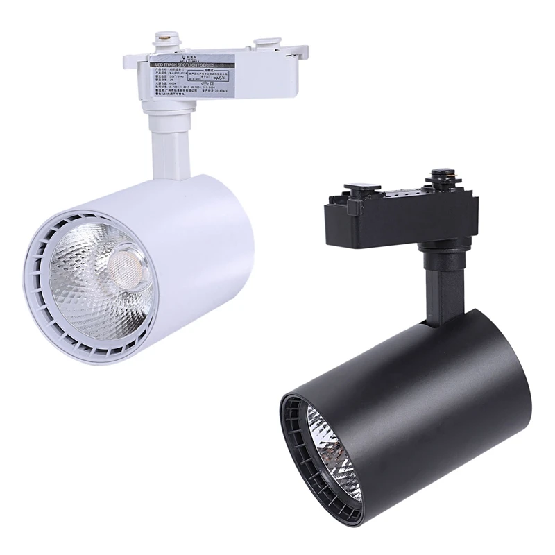 

1Pcs LED Track Light 12W COB Rail Spotlights Lamp Leds Tracking Fixture Spot Lights Bulb For Store Shop Mall Exhibition