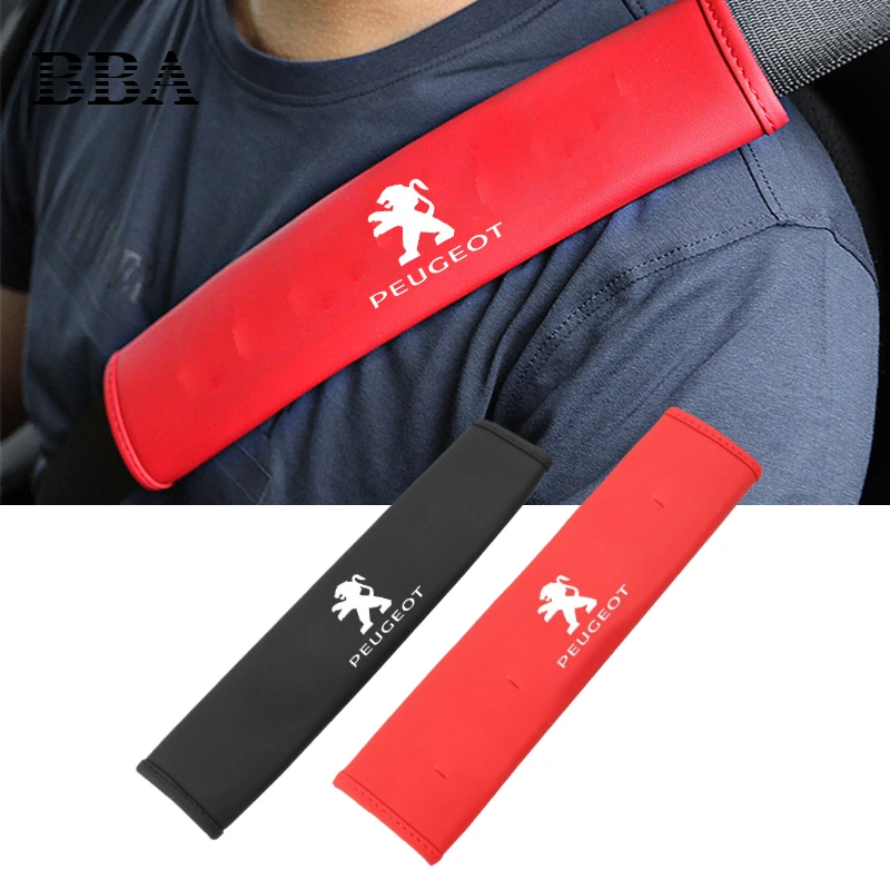 

Car Safety Belt Covers Case for Peugeot 2008 4008 5008 308 408 508 205 206 208 3008 103 106 307 406 407 107 207 301 Accessories