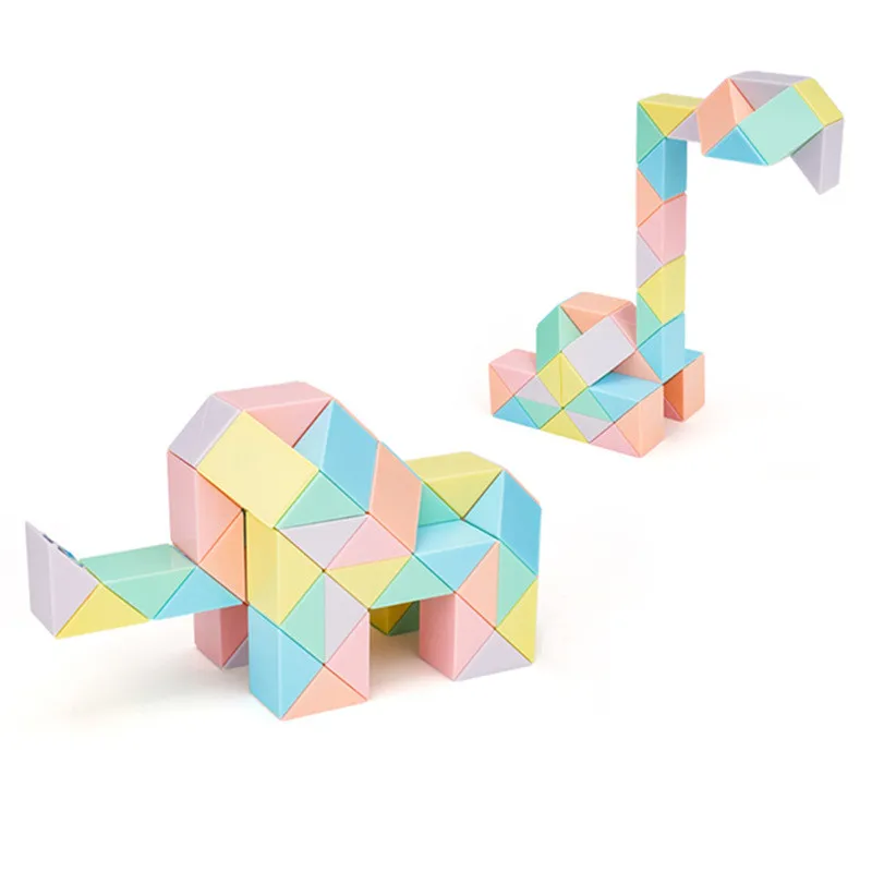 diansheng magic snake cube for 24 magice toys for children puzzle for kids diansheng hollow magic ruler images - 6