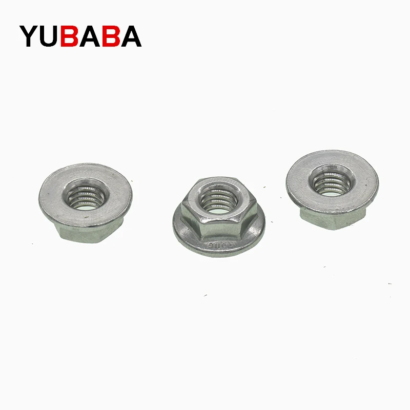 

Гайки нержавеющей стали YUBABA DIN6923 M3-M10