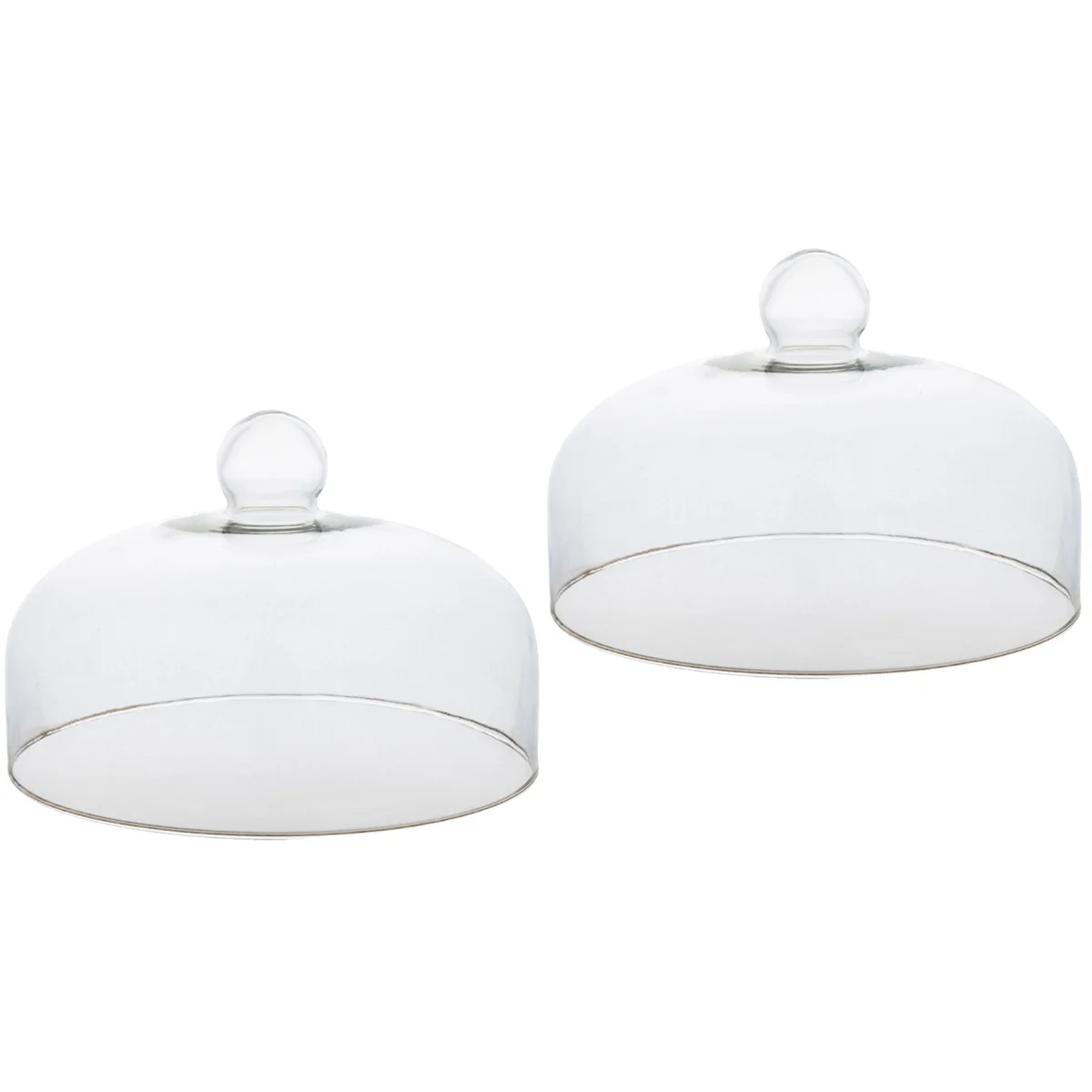 

2pcs Practical Cover Dish Cover Transparent Tent