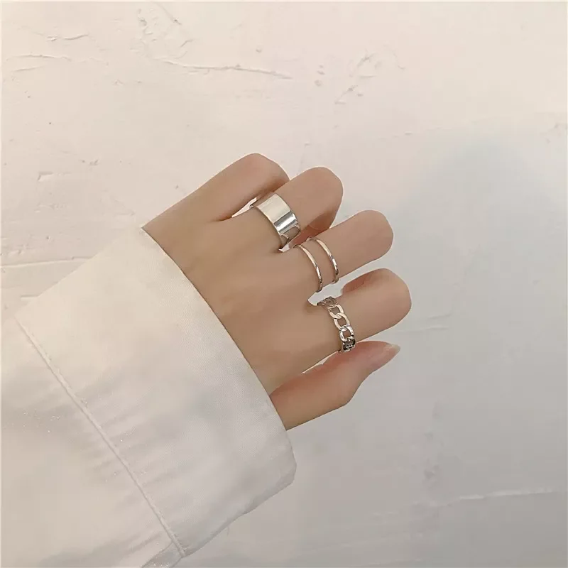 

Hop Cross Ring On Finger Chains Adjustable Jewelry Rings for Men Women Gothic anillos Aesthetic Rings 2022 Trend Accessories