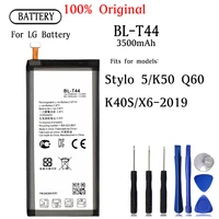 original capacity t44 for lg stylo 5 k50 q60 k40s k51 x6 2019 x6 2019 bl t44 replacement mobile phone batteries bateria