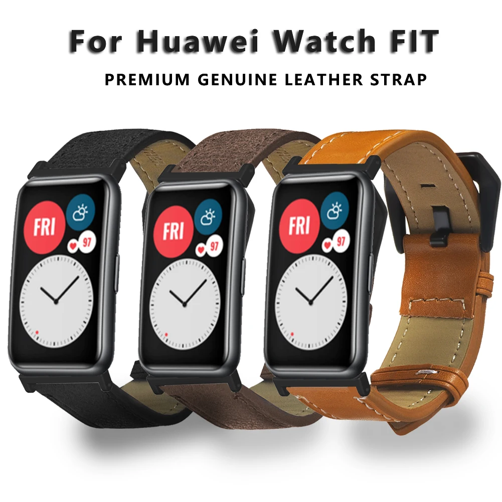 

Кожаный ремешок для Huawei HUAWEI Watch, подходит для часов с пряжкой из нержавеющей стали, аксессуары, браслет для смарт-часов Huawei, модный аксессуар