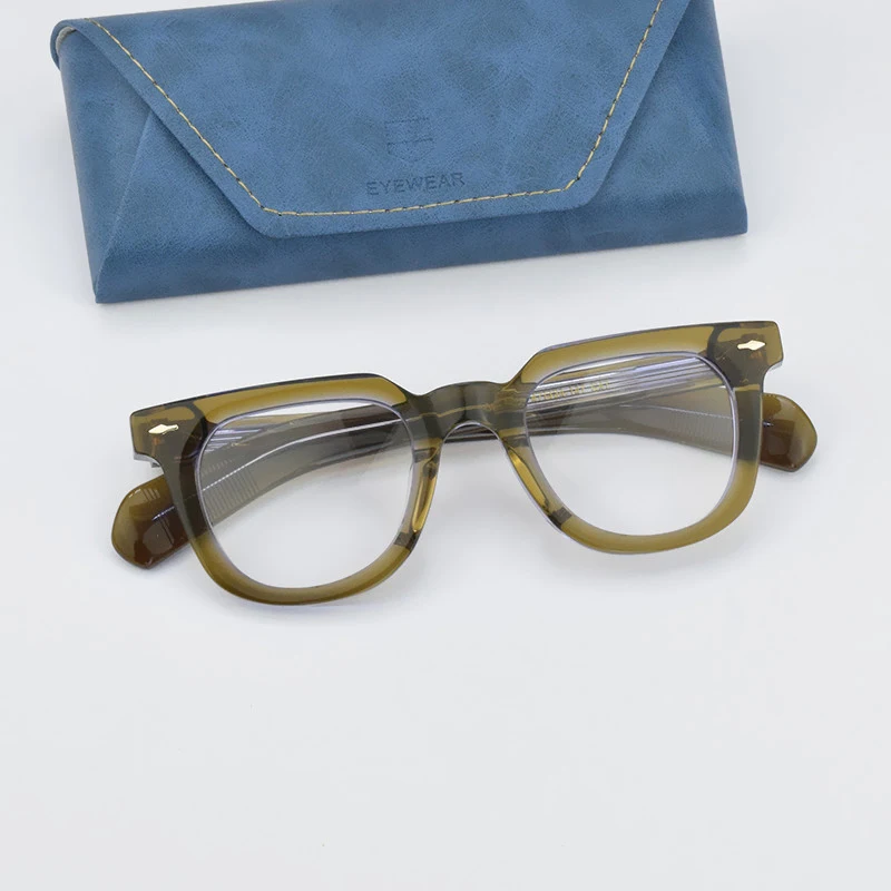 JMMLERX оправа для очков мужчин ретро дизайнерские ацетатные очки по рецепту