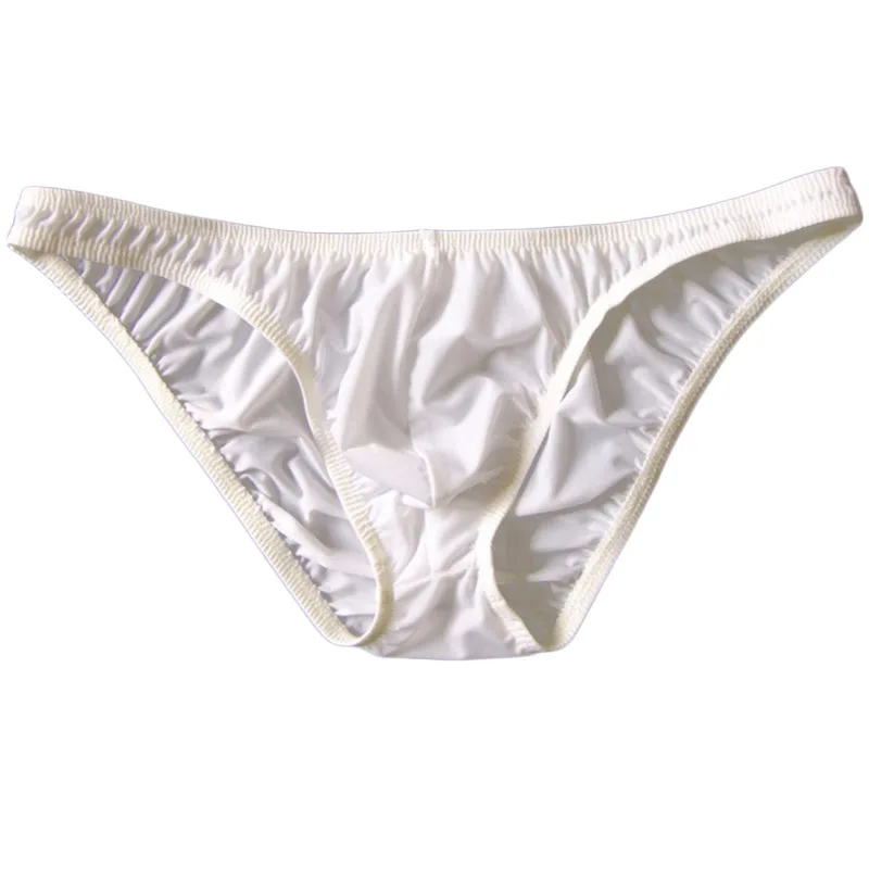 

Seamless Bulge Pouch Underpants Men's Solid Low Rise Cuasal Briefs Soft Comfortable Breathable Underwear Man Langerie Panies A50