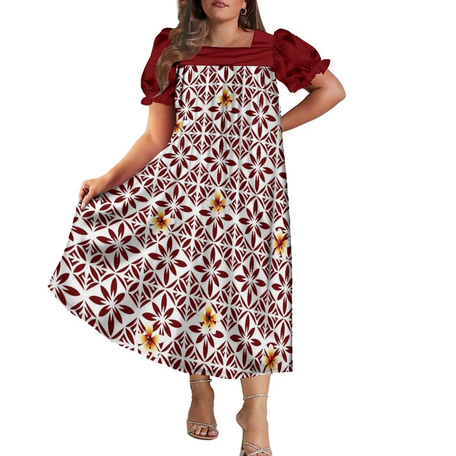 Вечернее платье для коктейльной вечеринки на заказ Микронезии полинезийское