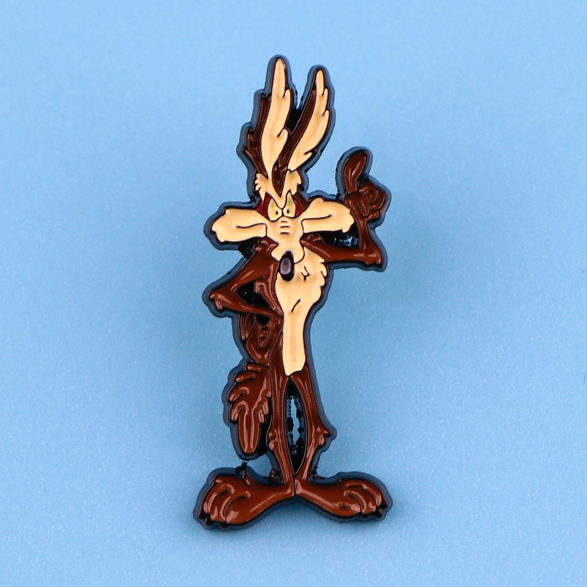 Эмалированная булавка волка забавные Броши для женщин мультяшный значок рюкзак