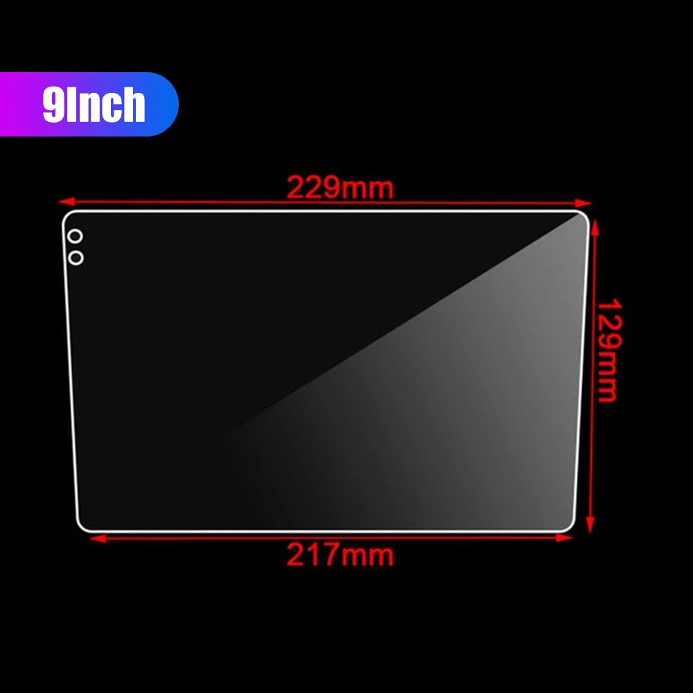 

Автомобильная защитная пленка из закаленного стекла, автомобильная наклейка для 9, 10,1-дюймового автомобильного радио, стерео DVD, GPS, сенсорный полный ЖК-экран