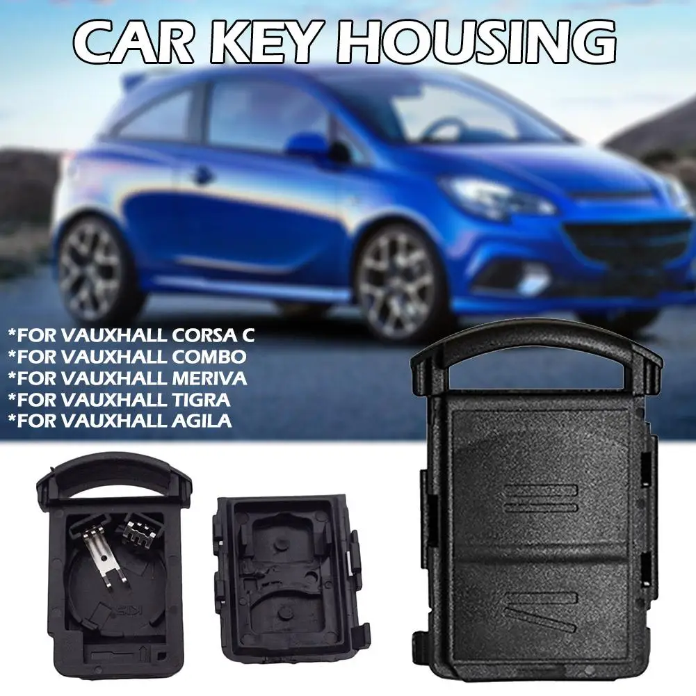 

2 Button Remote Fob Cover For Vauxhall Corsa C Meriva Combo Tigra Agila Car Remote Control J9e7