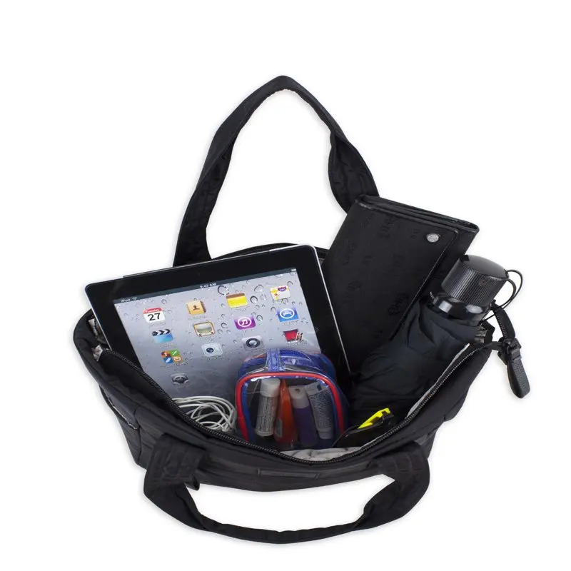 Limited Mini Soft Puffy Tote, Black