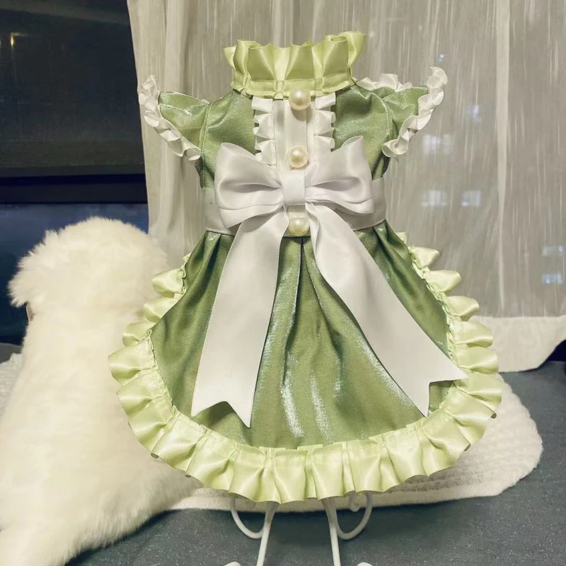 

Платье для домашних животных, собак, кошек, Йорков, померанских, мальтских пуделей, Бишон, шнауцер, Мопсов, французская мода, летние костюмы для щенков