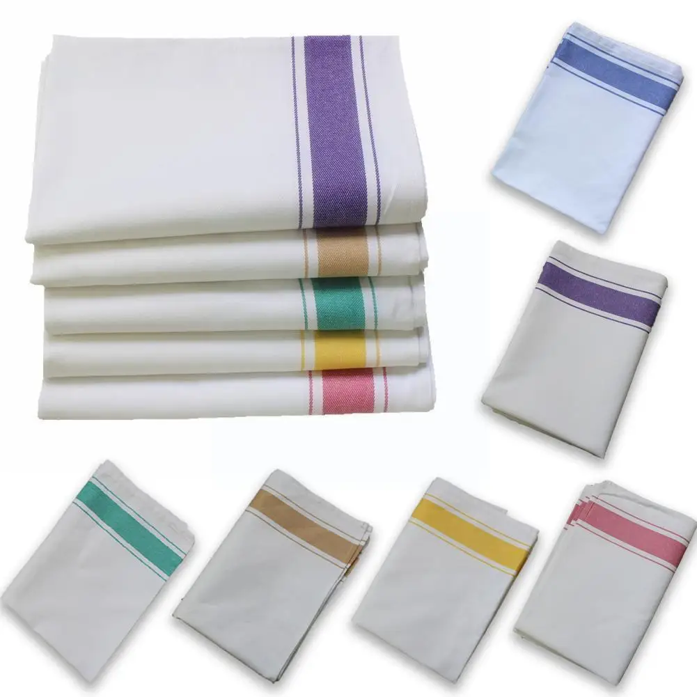 

1PC Dish Towels Practical Kitchen Super Absorbent Lint-free Wash Cotton Cleaning Wipe Easy Blend Rags Multipurpose Cloth La R8R9