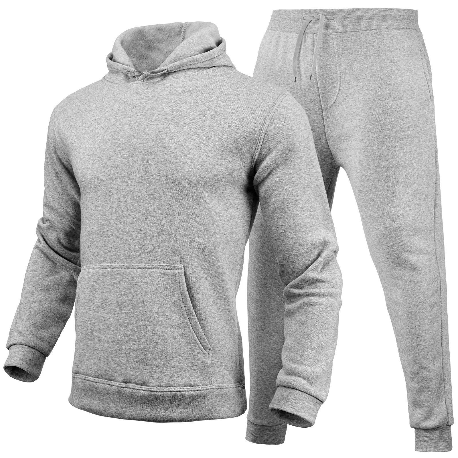 Spring and Autumn Casual Suit Men 2023 New Workout Suit 2-Piece Set Casual Pants Hoodie Sweatsuit Outdoors Sports Sweatshirt Set