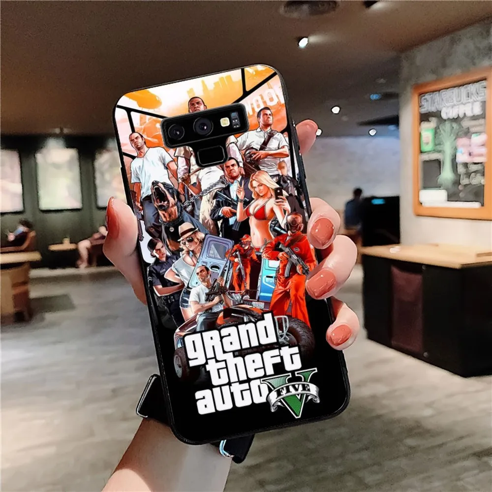 G-GTA 6 G-Grand Theft A-Auto Phone Case For Samsung Note 8 9 10 20 Pro Plus Lite M 11 30 21 31 51 A 22 42 02 03