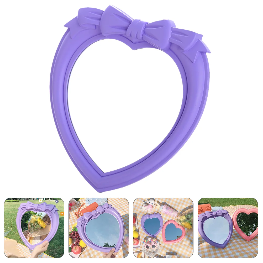 

1pc Household Desktop Mirror Girl Makeup Mirror Practical Desktop Mirror