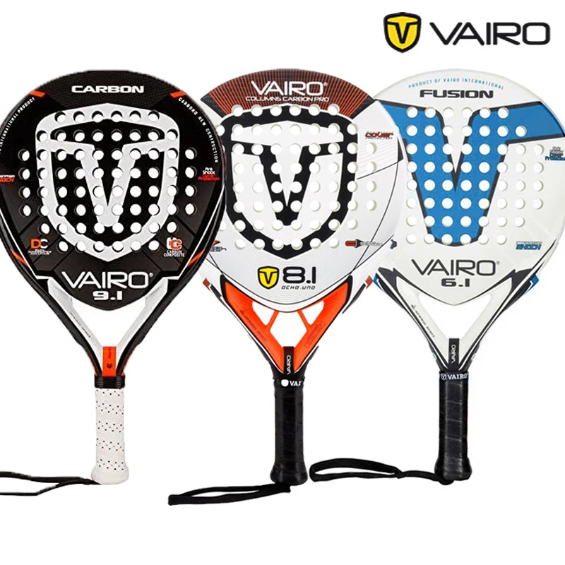 

Спортивная Теннисная ракетка Vairo Series, полностью карбоновая ракетка для пляжа, ЕВА, модная