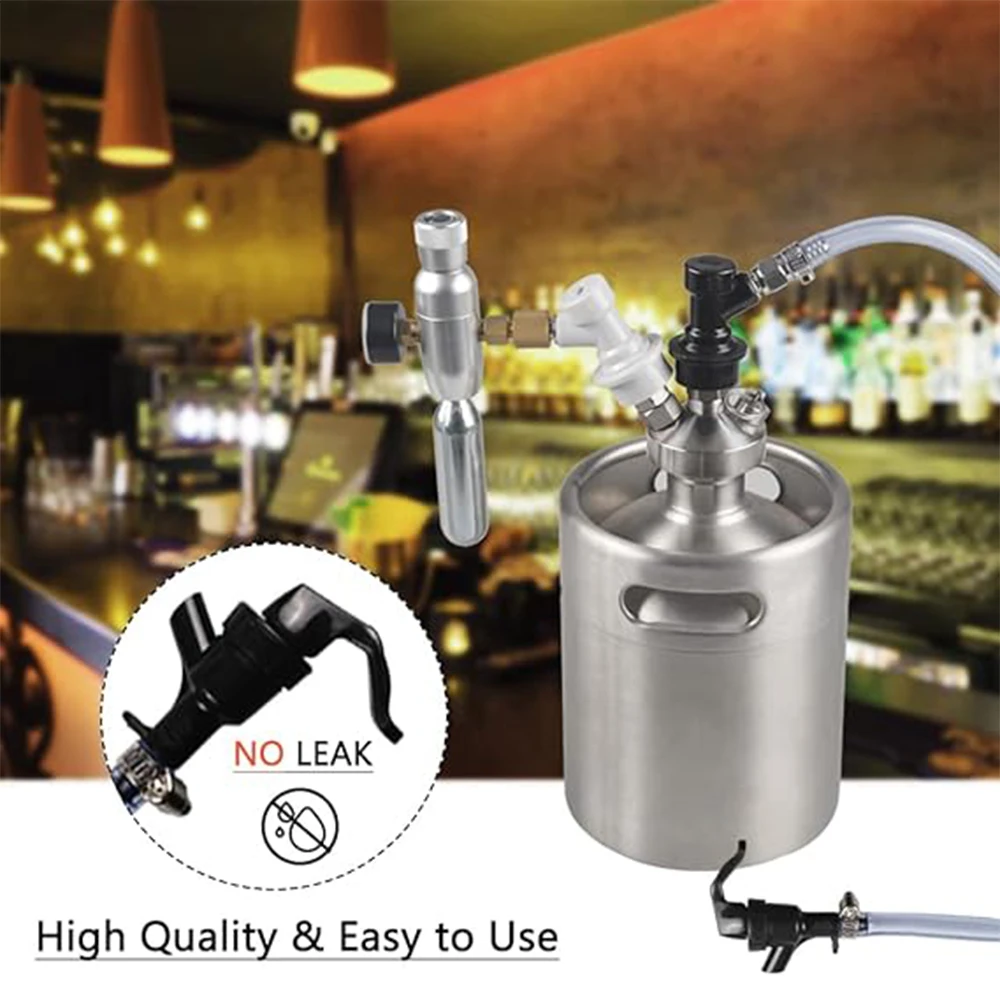 Пластиковый кран для пива с зазубриной 3/16 дюйма 2 зажима