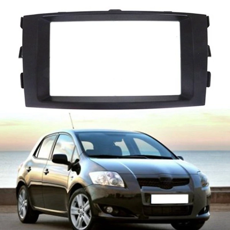 2Din Автомобильная панель для Toyota Auris 2006-2012 стереооблицовка крепление приборной