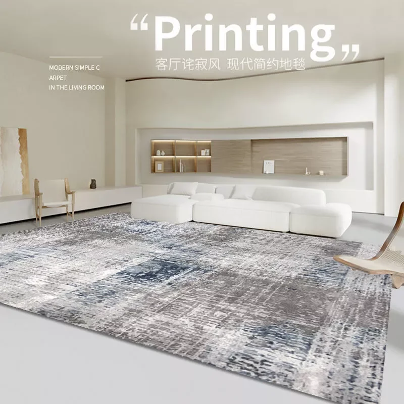 

Simple and Silent Wind Room Coffee Table Mat Home Decor Washable Square Area Rugs for Bedroom Decoration Home Vortex Rug