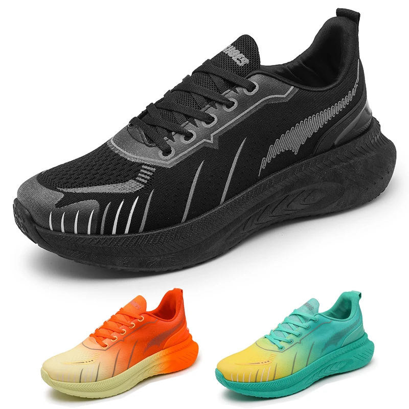 NEW 39-44 Anti-Slip Breathable Men's Casual Sneakers Adult Teenagers Outdoor Running Shoes Walking Shoes School Sports Shoes