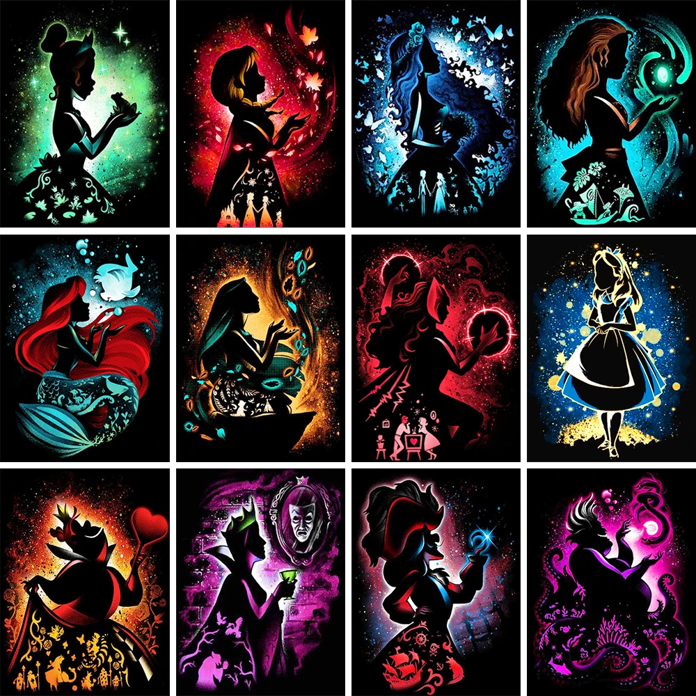 Алмазная живопись русалка Принцесса и принц | Дом сад