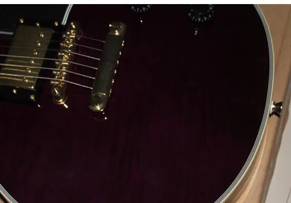 

Chinese guitar factory custom new Purple electric guitar free shipping 6 21