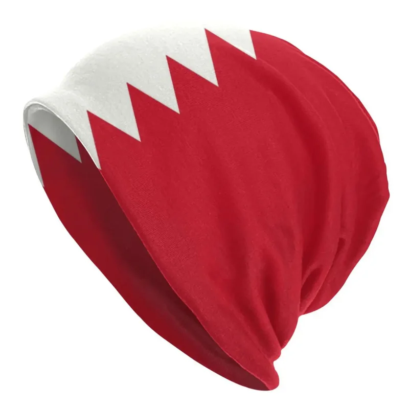 

Шапки-бини с флагом Бахрейна, женские и мужские уличные зимние теплые вязаные шапки унисекс, шапки-сутулки для взрослых