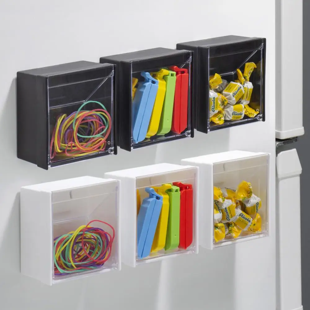 

Magnetic Suction Storage Basket Punch Free High Quality Storage Box Household Hanging Rack Kitchen Wall-mounted Basket