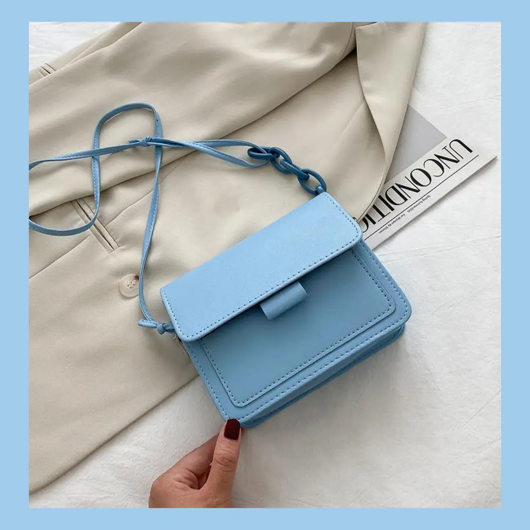 Summer Travel Bag Fashion Brand Women Small Crossbody Bag Lightweight PU Leather Messenger Bag Flap Handbag Purse