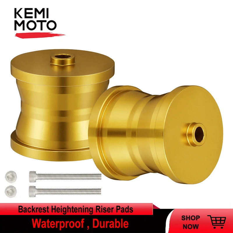 

1pair Motorcycle Passenger Rear Seat Backrest Heightening Riser Pads CNC Aluminum For Yamaha TMAX 530 2012 2013 2014 2015 2016