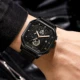 Sport Square Men's Watch Military Fashion Chronograph Unique Quartz Leather Watches Male Luminous Clock relogio masculino hombre Other Image