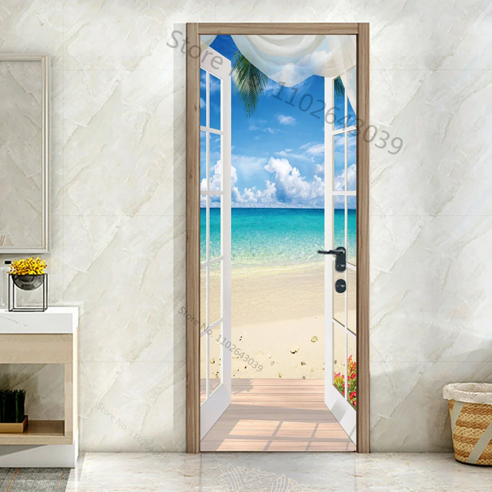 

3D наклейки на дверь ПВХ