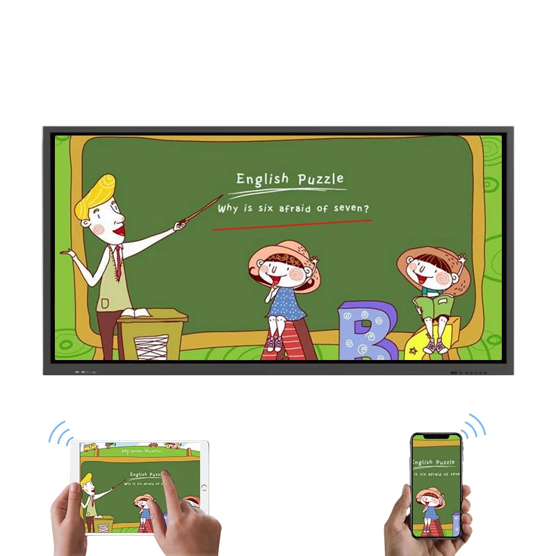 

55 65 75 86 98 Inch Digital Electronic Tv Touch Screen Smart Board Interactive Whiteboard for Education