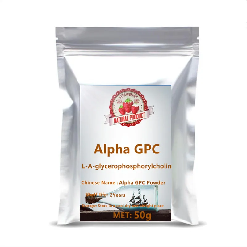 

Cosmetics Health Supplement 99% Alpha GPC choline hgh Powder L-a-glycerophosphorylcholine notropicos makeup free shipping