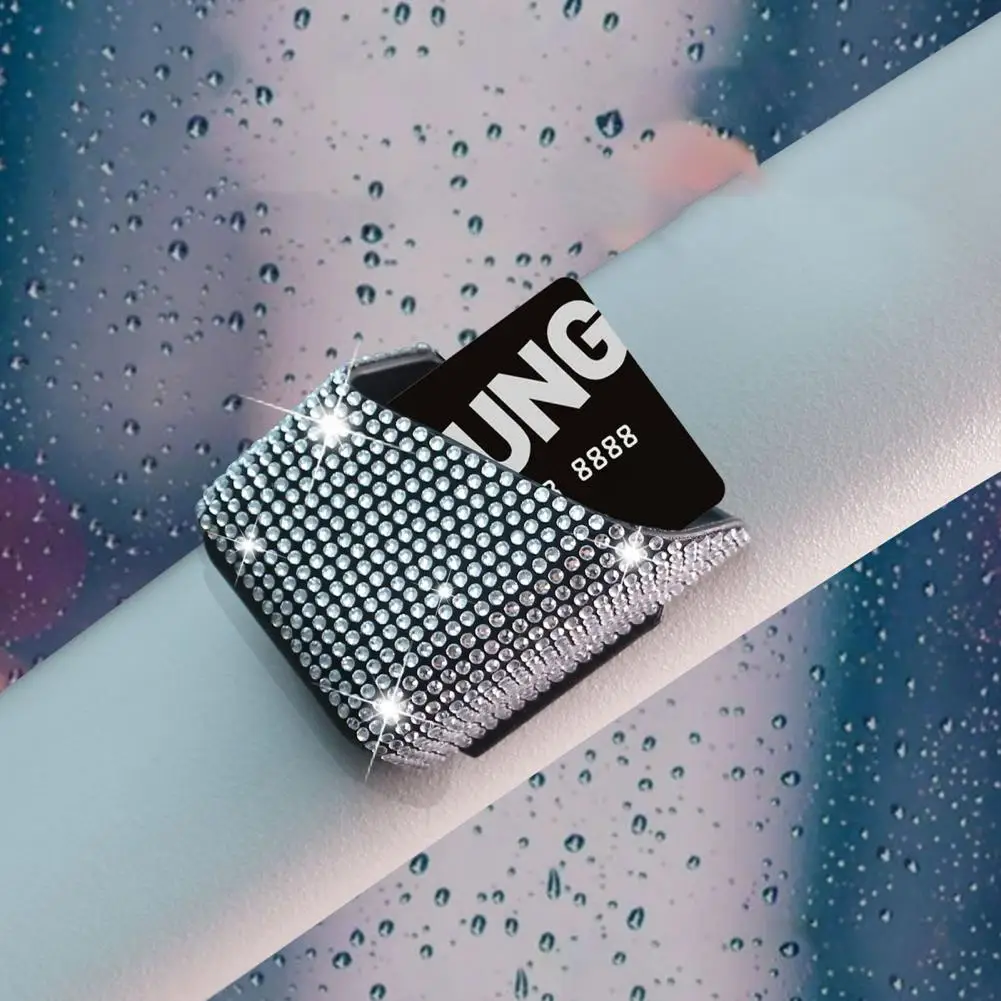 

Car Storage Box Rhinestone Patterned Plastic Faux Crystal Shiny Mobile Phone Case Diamond Phone Case Diamond Phone Case