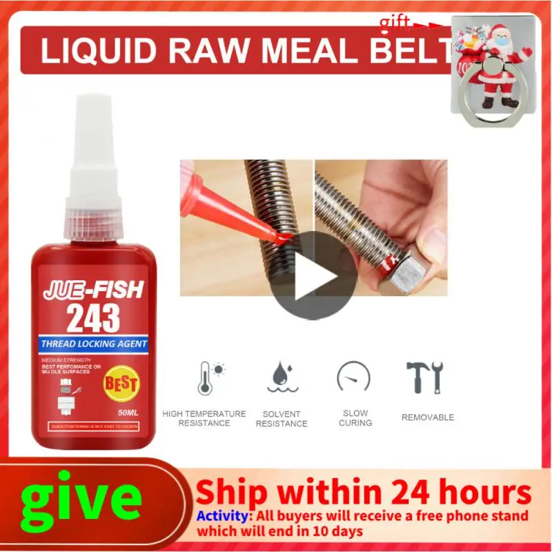 

Thread Locker Blue 243 Oil Tolerant Blue Screw Glue Screw Lock Anaerobic Adhesive Thread Locking Agent Threadlocker Loctite