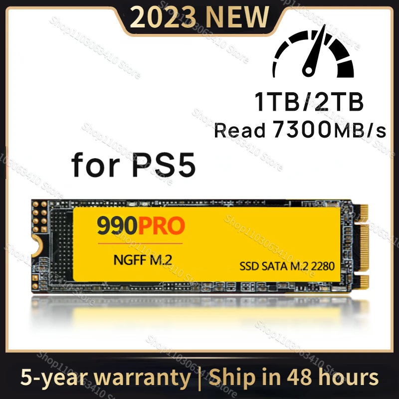 

High Speed M2 Ssd Sata SSD 1TB 2TB 4TB M.2 NVMe PCIe 4.0 2280 SSD for PS5 Playstation 5 Laptop Gaming Computer Hd 1tb Pra Pc