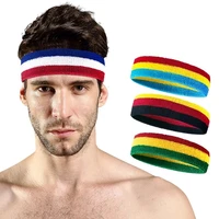 1 pack fitness running cycling sweatband men women stretch breathable yoga hair band head sweatband
