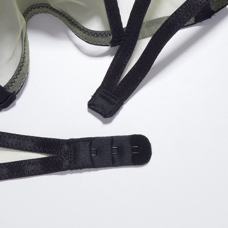 Сексуальный комплект с бюстгальтером для женщин пуш-ап контрастный цвет