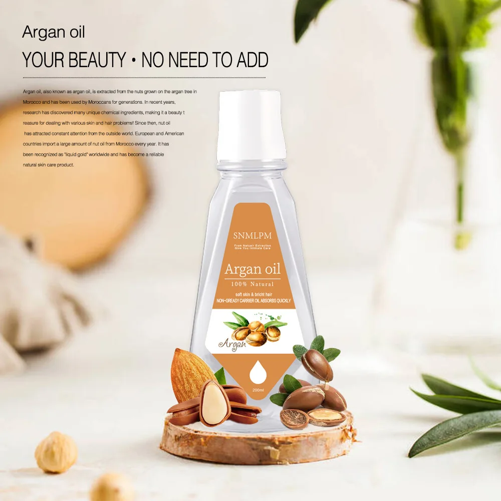 1pcs Nut Oil FACIAL CARE Moroccan Moisturizing Hair Care Body Massage Oil 80ML Improve Drying Free Shipping