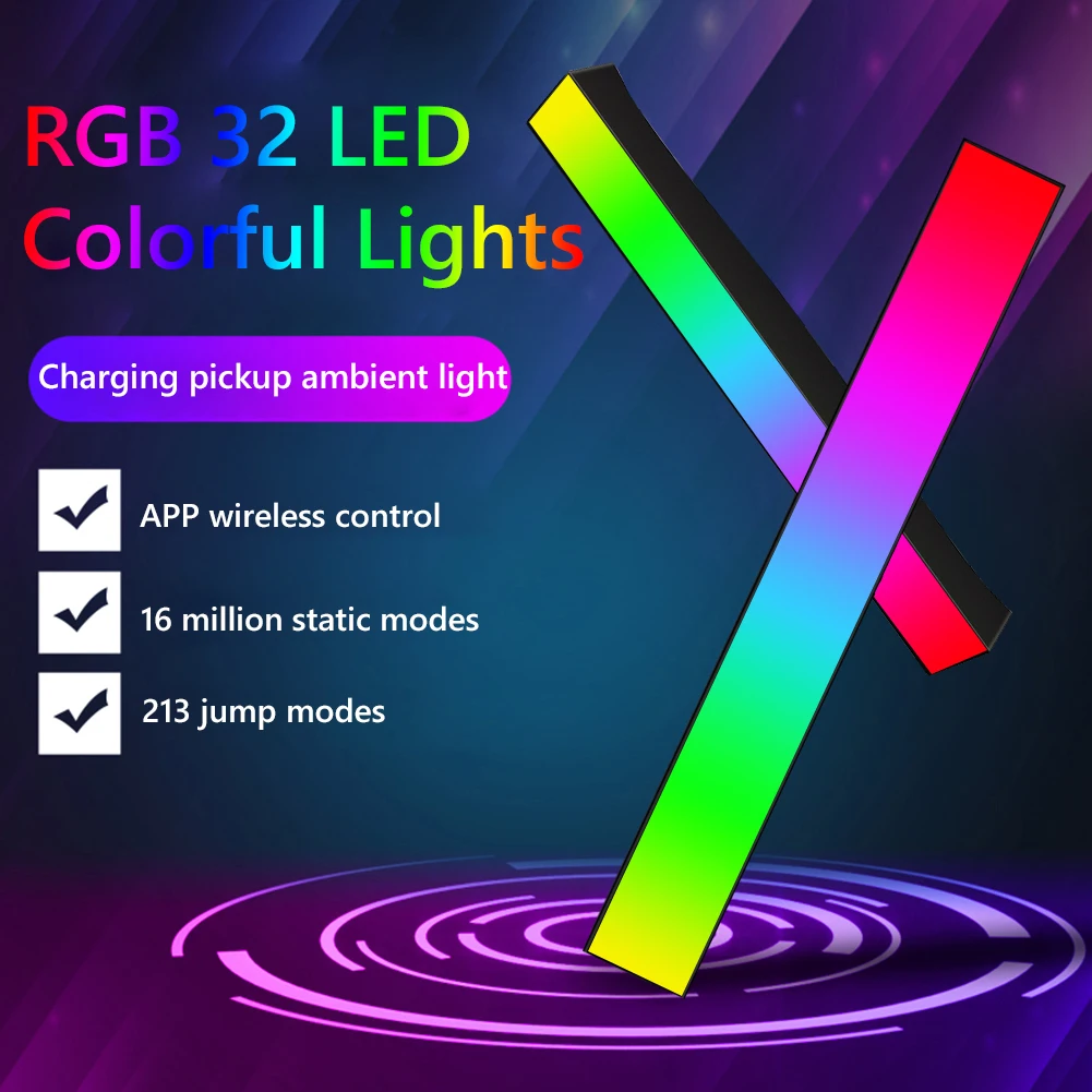 

RGB-подсветильник ка светодиодсветодиодный для музыки, управление через приложение
