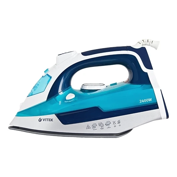 Утюг Vitek VT-1266 B (Мощность 2400 Вт резервуар для воды 300 мл вертикальное отпаривание