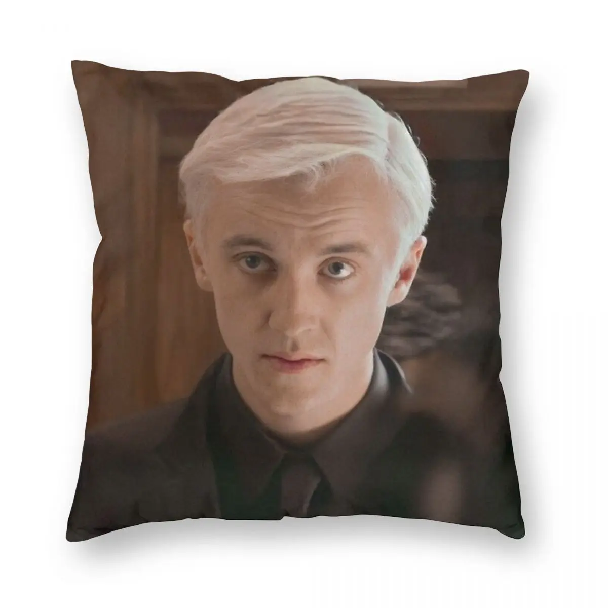 Draco Lucius Malfoy чехол для подушки из полиэстера и льна с бархатным узором на молнии