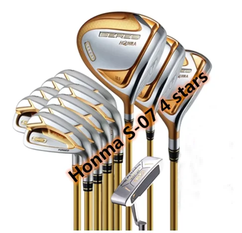 

Men Golf clubs HONMA S-07 4star Compelete club set Driver+3/5 fairway wood+irons+putter and Graphite Golf shaft No bag