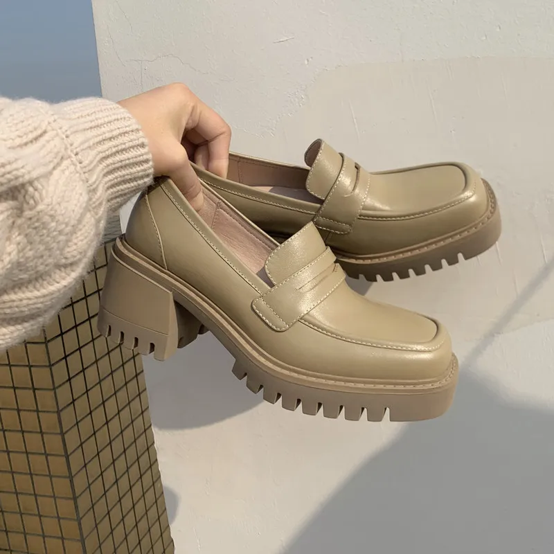 

Туфли MEZEREON женские без каблука, лоферы, без застежки, круглый носок, без каблука, модные мюли, простые повседневные Мокасины, плоская подошва...