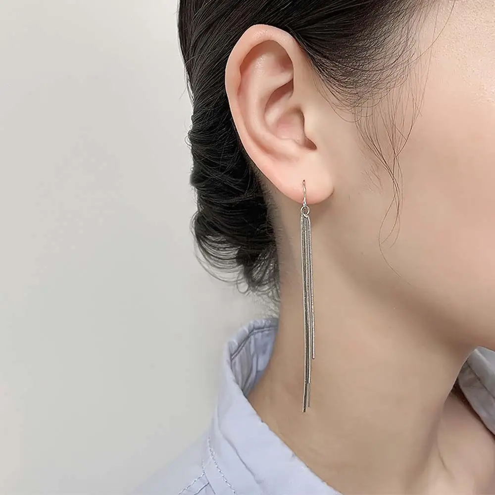 Длинные женские серьги-кисточки модные ювелирные изделия серьги-подвески серьги