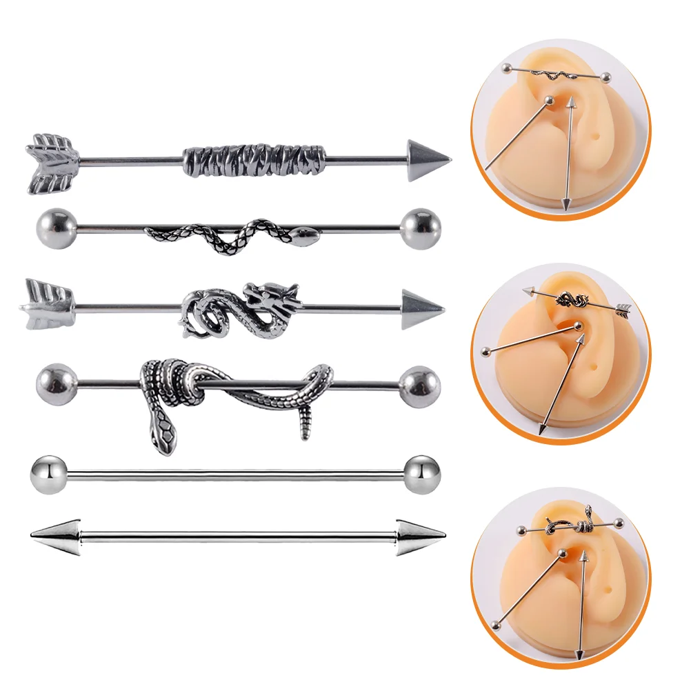 

Industrialbar Earring Women Earrings Jewelry Cartilage Stainless Steel