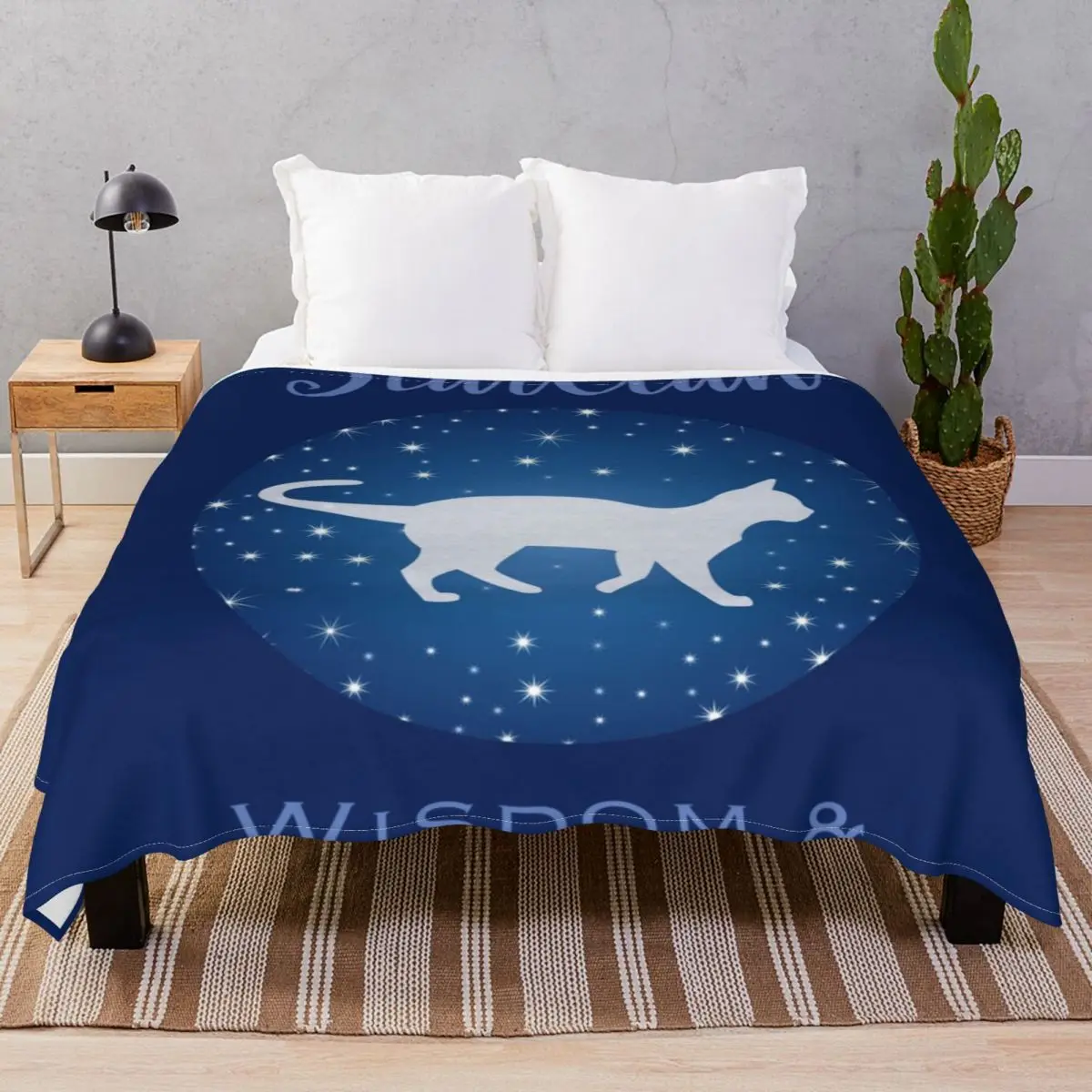 StarClan Dreams Blankets Fleece Spring/Autumn Breathable Throw Blanket for Bedding Home Couch Travel Office